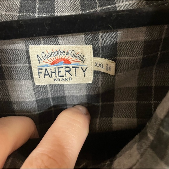 Faherty - Everyday Button-Down Collar Checked Stretch-Cotton Shirt - Picture 5 of 6